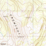 United States Geological Survey Joseph Peak, WY (1986, 24000-Scale) digital map