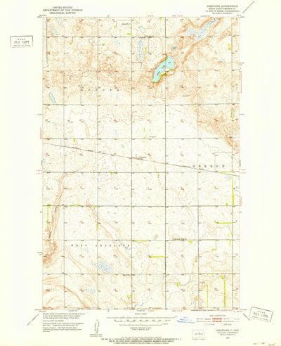 United States Geological Survey Josephine, ND (1951, 24000-Scale) digital map