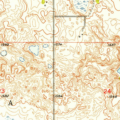 United States Geological Survey Josephine, ND (1951, 24000-Scale) digital map
