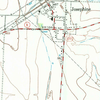 United States Geological Survey Josephine, TX (1963, 24000-Scale) digital map