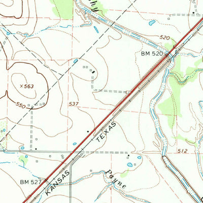 United States Geological Survey Josephine, TX (1963, 24000-Scale) digital map