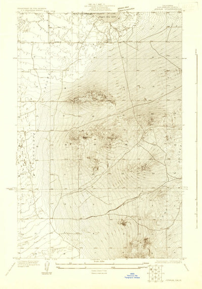 United States Geological Survey Joshua, CA (1930, 24000-Scale) digital map