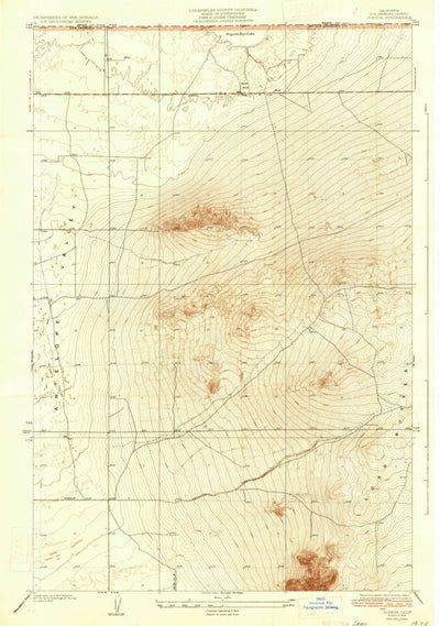 United States Geological Survey Joshua, CA (1934, 24000-Scale) digital map