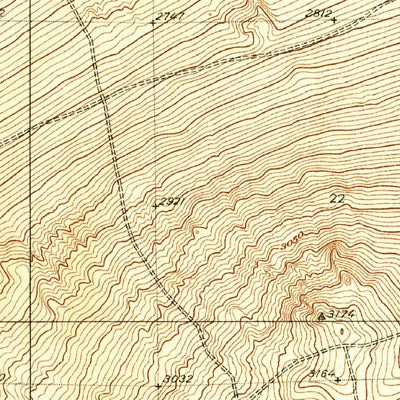 United States Geological Survey Joshua, CA (1934, 24000-Scale) digital map