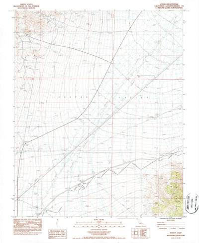United States Geological Survey Joshua, CA (1983, 24000-Scale) digital map