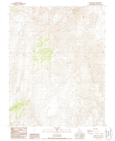 United States Geological Survey Joshua Flats, CA (1987, 24000-Scale) digital map