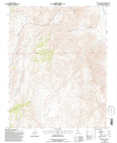 United States Geological Survey Joshua Flats, CA (1994, 24000-Scale) digital map