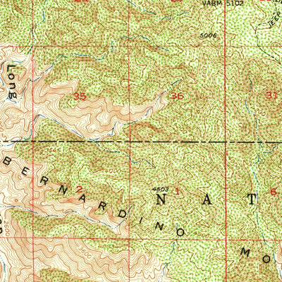 United States Geological Survey Joshua Tree, CA (1955, 62500-Scale) digital map