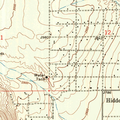 United States Geological Survey Joshua Tree North, CA (1972, 24000-Scale) digital map