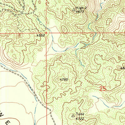 United States Geological Survey Joshua Tree South, CA (1972, 24000-Scale) digital map