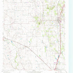 United States Geological Survey Joshua, TX (1961, 24000-Scale) digital map