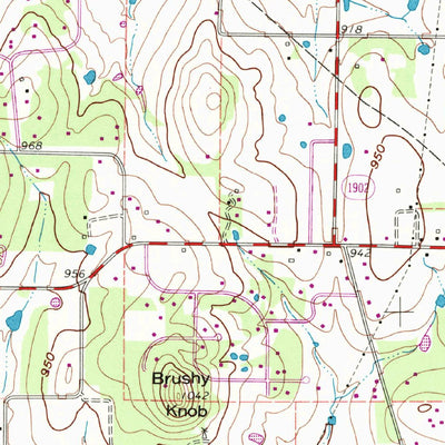United States Geological Survey Joshua, TX (1961, 24000-Scale) digital map