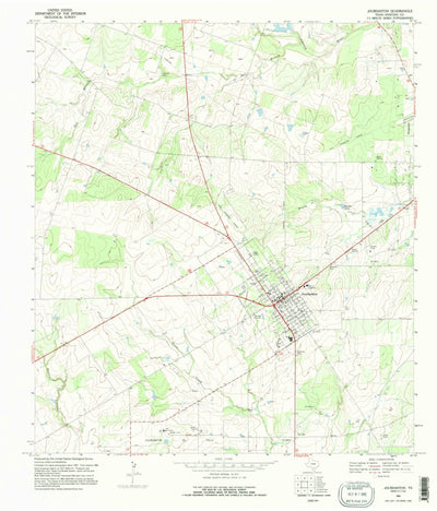 United States Geological Survey Jourdanton, TX (1968, 24000-Scale) digital map