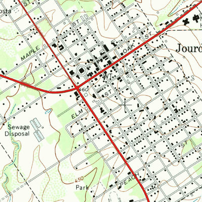 United States Geological Survey Jourdanton, TX (1968, 24000-Scale) digital map