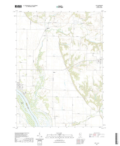 United States Geological Survey Joy, IL (2021, 24000-Scale) digital map