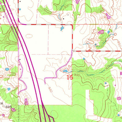 United States Geological Survey Joy, OK (1965, 24000-Scale) digital map