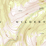 United States Geological Survey Joy Peak, WY (1965, 24000-Scale) digital map