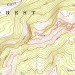 United States Geological Survey Joy Peak, WY (1965, 24000-Scale) digital map