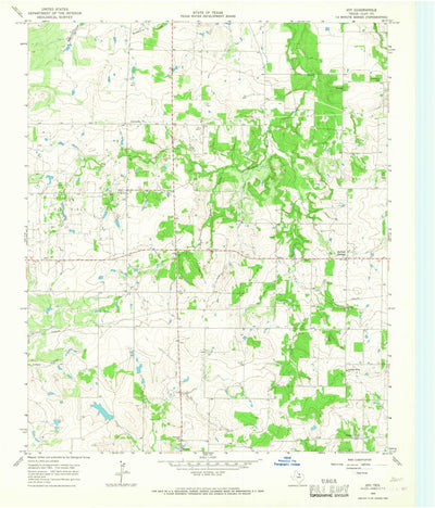 United States Geological Survey Joy, TX (1964, 24000-Scale) digital map