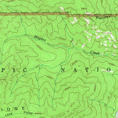 United States Geological Survey Joyce, WA (1950, 62500-Scale) digital map