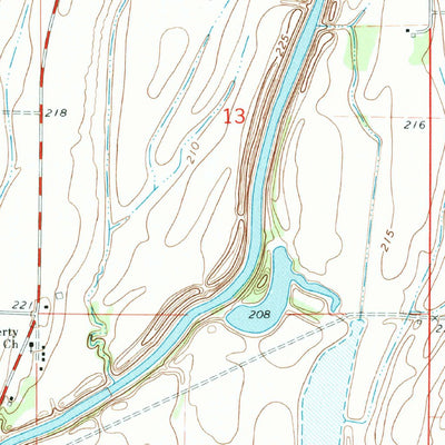 United States Geological Survey Joyland, AR (1974, 24000-Scale) digital map
