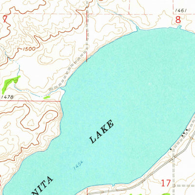 United States Geological Survey Juanita, ND (1961, 24000-Scale) digital map