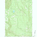 United States Geological Survey Jubilee Lake, OR (1967, 24000-Scale) digital map