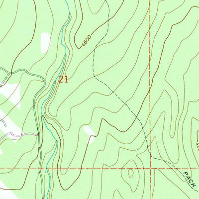 United States Geological Survey Jubilee Lake, OR (1967, 24000-Scale) digital map