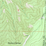 United States Geological Survey Jubilee Lake, OR (1967, 24000-Scale) digital map