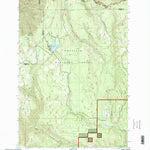 United States Geological Survey Jubilee Lake, OR (1995, 24000-Scale) digital map