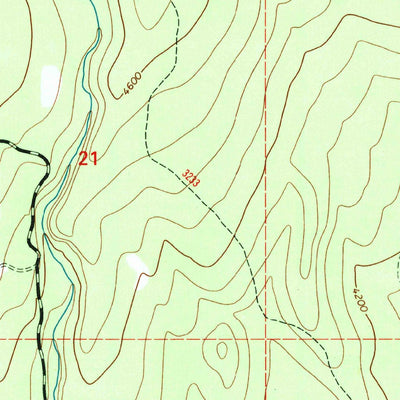 United States Geological Survey Jubilee Lake, OR (1995, 24000-Scale) digital map