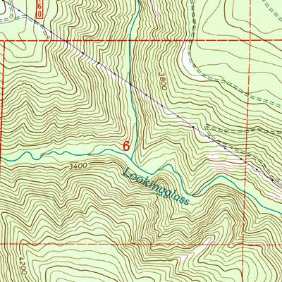 United States Geological Survey Jubilee Lake, OR (1995, 24000-Scale) digital map