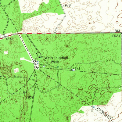 United States Geological Survey Jud, TX (1965, 24000-Scale) digital map