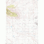 United States Geological Survey Judith Gap, MT (1986, 24000-Scale) digital map