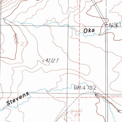 United States Geological Survey Judith Gap, MT (1986, 24000-Scale) digital map