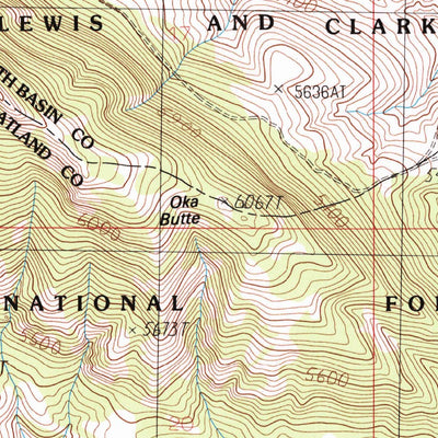 United States Geological Survey Judith Gap, MT (1986, 24000-Scale) digital map