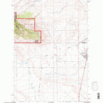 United States Geological Survey Judith Gap, MT (1995, 24000-Scale) digital map
