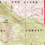United States Geological Survey Judith Gap, MT (1995, 24000-Scale) digital map