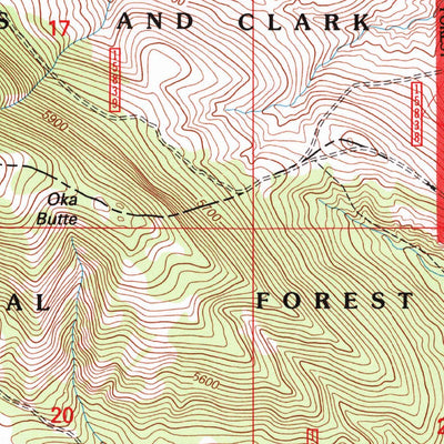 United States Geological Survey Judith Gap, MT (1995, 24000-Scale) digital map