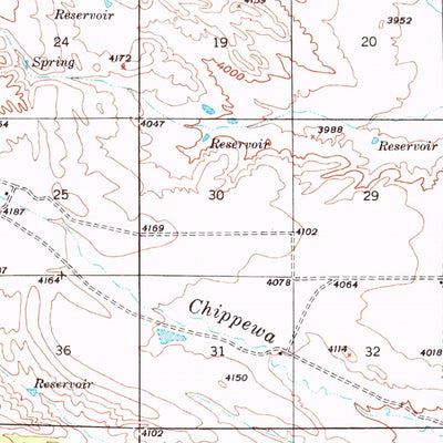 United States Geological Survey Judith Peak, MT (1941, 62500-Scale) digital map