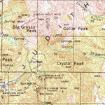 United States Geological Survey Judith Peak, MT (1941, 62500-Scale) digital map