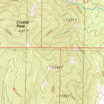 United States Geological Survey Judith Peak, MT (1985, 24000-Scale) digital map