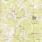 United States Geological Survey Judith Peak, MT (1985, 24000-Scale) digital map