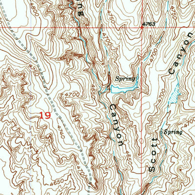 United States Geological Survey Judson Hills, CO (1951, 24000-Scale) digital map