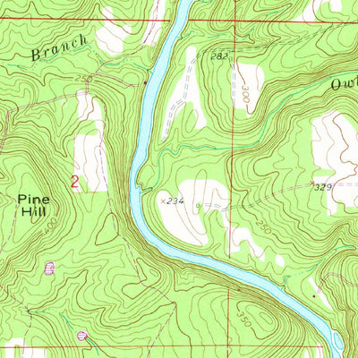 United States Geological Survey Judsonia, AR (1965, 24000-Scale) digital map
