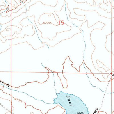 United States Geological Survey Juel Spring, WY (1969, 24000-Scale) digital map