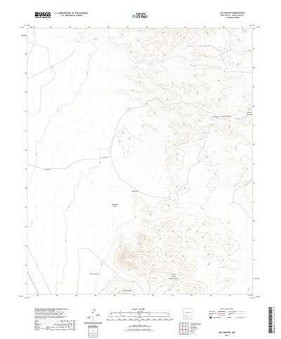 United States Geological Survey Jug Canyon, NM (2023, 24000-Scale) digital map
