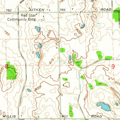 United States Geological Survey Juhl, MI (1963, 24000-Scale) digital map
