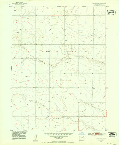 United States Geological Survey Julesburg SE, CO (1952, 24000-Scale) digital map