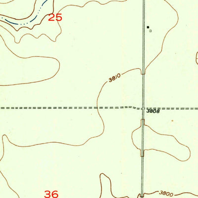 United States Geological Survey Julesburg SE, CO (1952, 24000-Scale) digital map